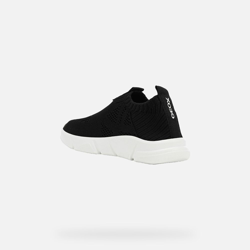 Geox Sneakers Black Aril - Geox Boys Shoes - TUXDBY916